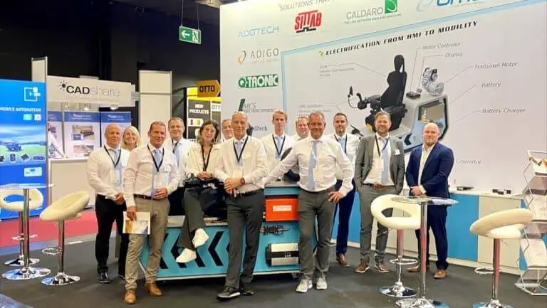 Addtech's team, including Caldaro, at IVT Expo 2022