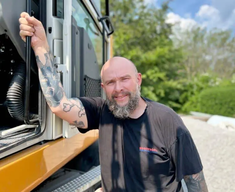 Oskar Brostrom, CEO of the construction company Brostroms