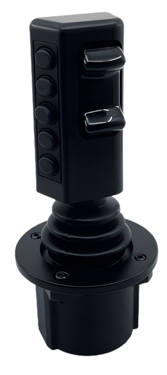 Gecko R5 (former G12) grip option for Caldaro industrial joystick C15 and C17