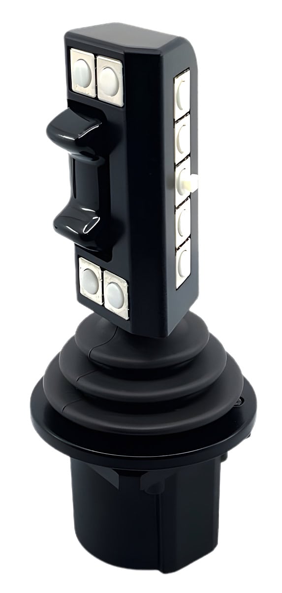 Gecko R9, grip options for industrial joystick palm grip type C15 and C17